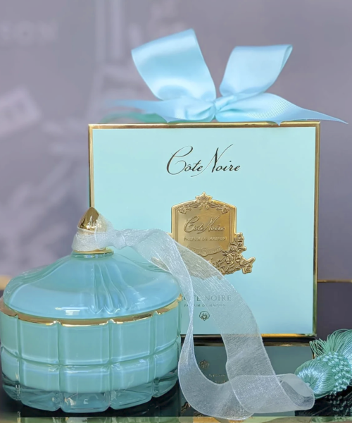 Alternative view of Tiffany Blue Candle & Tassel